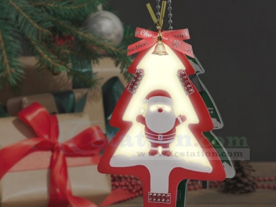 Christmas Soldering Project Kit, DIY Xmas Ornament Electronics Kit with Through-Hole Components, Glowing PCB Design & Jingle Bells for Xmas Decorations Soldering Practice Present