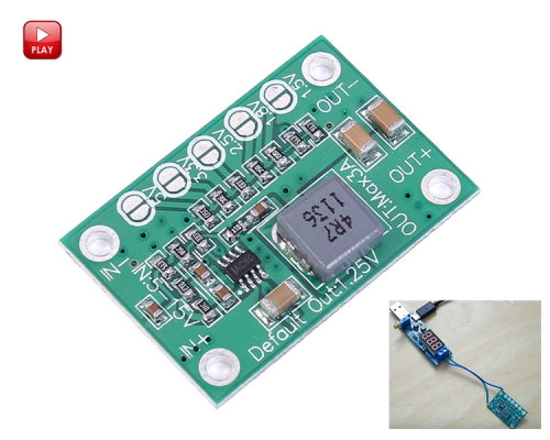 Universal Adjustable DC to DC Step Down Power Supply Module Buck Converter DC 5-16V to DC 1.25V/1.5V/1.8V/2.5V/3.3V/5V