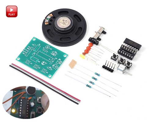 20S 20secs Voice Sound Module Sound Recorder Recording Module Kit ISD1820P DIY Kits DC 3-5V