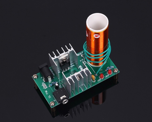 DC 15-24V 15W MINI Music Tesla Coil Plasma Speaker Plasma Loudspeaker Tesla Wireless Transmission DIY Kits