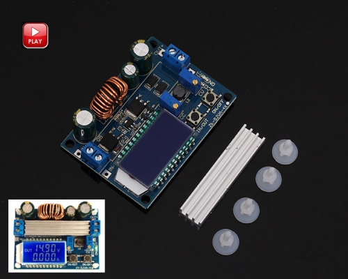 Adjustable Step Up Step Down Power Supply Module Boost Buck Converter LCD Display Voltage Regulator