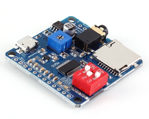 MP3 Music Player Voice Playback Amplifier Module 5W SD/TF Card Integrated UART I/O Trigger Class D