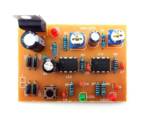 DIY Kit NE555 Trigger Circuit Electronic Components Assmbly for Soldering Practice