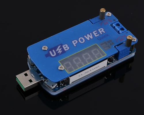 DC-DC USB Step Up Step Down Power Module Adjustable Boost Buck Converter  Battery Capacity Tester