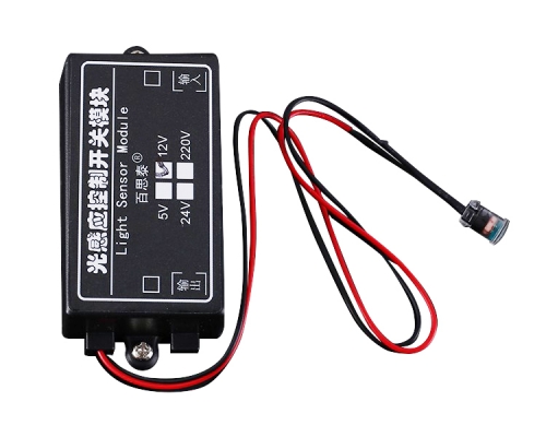 DC 12V Photosensitive Sensor Controller Relay Driver Waterproof Brightness Adjustable Switch