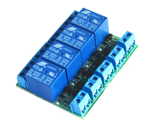 Buy OONO 4 SPDT 10Amp Power Relay Module for Raspberry Pi etc IoT Project,  DC12V Version Online at Lowest Price Ever in India