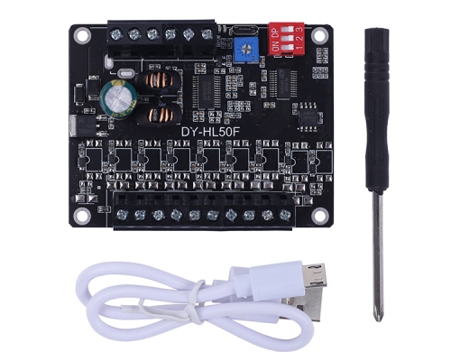 DC 12V 24V 50W Mono Voice Playback Module, 9-Channel Music Power Digital Amplifier, 64Mbit Flash MP3 WAV UART Controller for Arduino