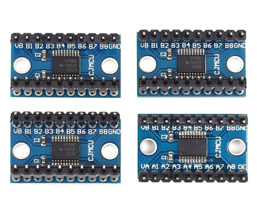 4PCS TXS0108E High-Speed Full-Duplex TXS0108E 8 Channel Logic Level Converter Module for Arduino Raspberry Pi IIC I2C SPI