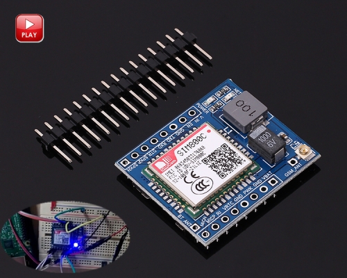 SIM800C GSM GPRS Module 5V/3.3V TTL IPEX with Bluetooth-compatible and TTS for Arduino STM32 C51