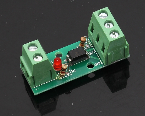 80KHz 1-Channel Optocoupler Isolation Module Input 12V No Din Rail Holder PLC Processors