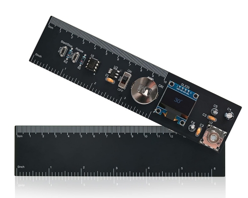 DIY Digital Protractor Soldering Practice Kit with LCD Display Digital Spirit Level for Home Use Drawing and Homework