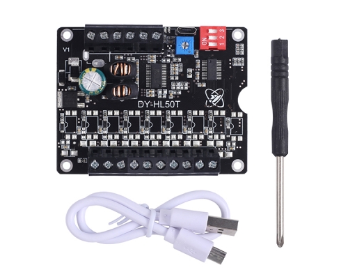 DC9-24V 60W Mono Voice Playback Module, 9-Channel Music Power Digital Amplifier, 32G TF Card Socket MP3 WAV UART Controller for Arduino