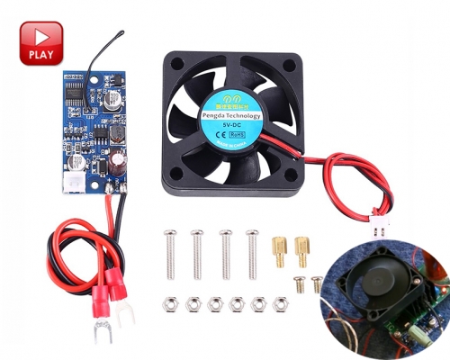 Intelligent Temperature Controller 3-Speed Automatic Control Sensor w/ 5V Fan