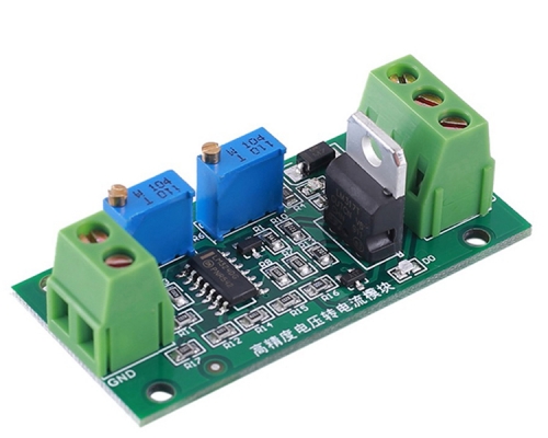 DC 0-3.3V to 4-20mA Non-Isolated Voltage to Current Converter Module Linear Output LED Indicator