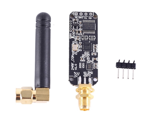 2Pcs NRF24L01+PA+LNA RF Transceiver Module with SMA Antenna 2.4