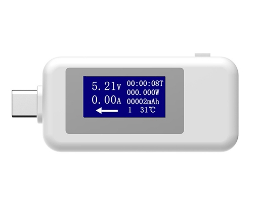 USB Voltage Current Meter DC 4V-30V 5.1A USB Charger Multi-Function Detector Voltmeter Ammeter