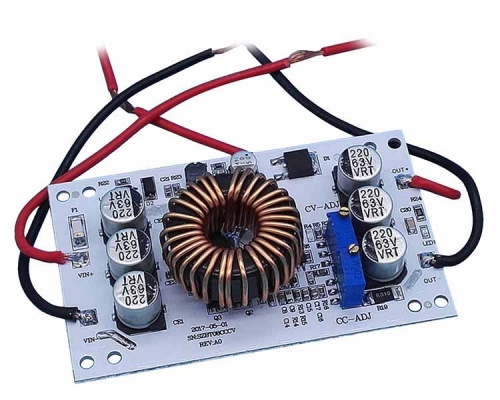 600W CVCC Boost Module,10A DC-DC 10V-60V to 12V-60V Adjustable Step UP Module, Power Supply Stabilizer for LED Board