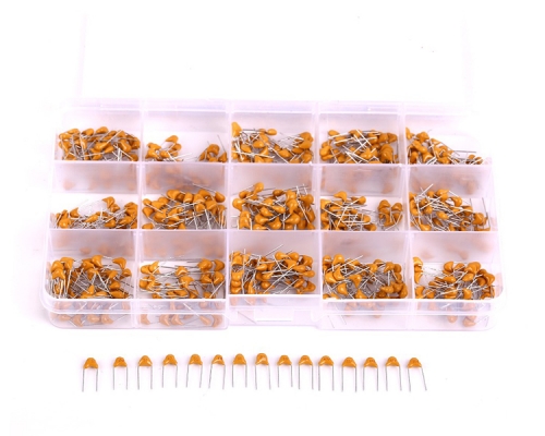 15 Values 10PF 50V-100NF Monolithic Capacitors 600pcs Component Kits