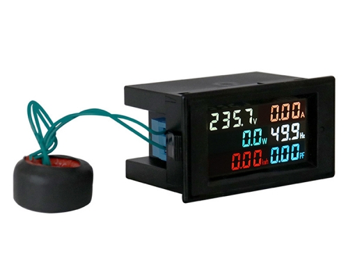 D69-2058 AC Digital Display Meter Multi-function Instrument Monitor Voltage Current Power Frequency Display Meter