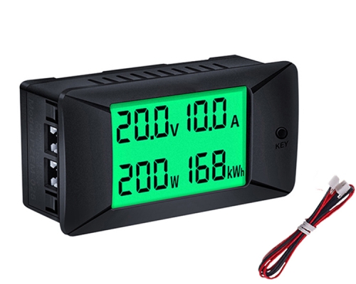 Digital Display Voltage Current Meter DC 0-300A/300V Power Electric Energy Consumption Tester