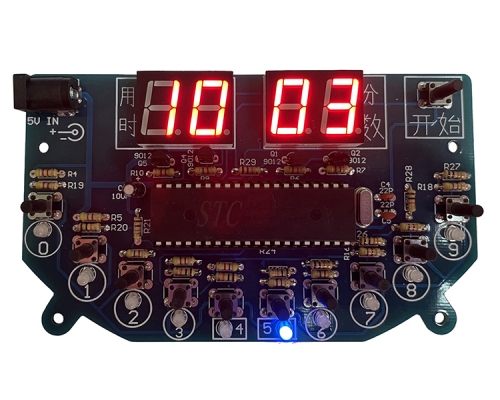 DIY Electronic Whack-a-Mole Game Kit Reaction Speed Tester DIY Soldering Practice Kits