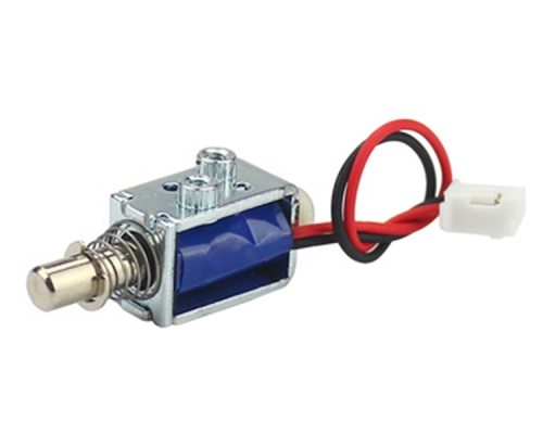 DC 5V 1.2A Mini 4mm Electromagnetic Lock Momentary Switch Electromagnetic Solenoid for Cabinet Shared Medical Equipment