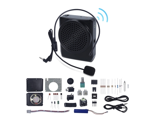 DIY Kit Loudspeaker Wearable Megaphone Microphone Electronic Soldering Kit