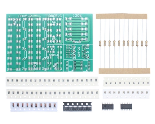 SMD LED Components Soldering Practice Board Skill Training Kit