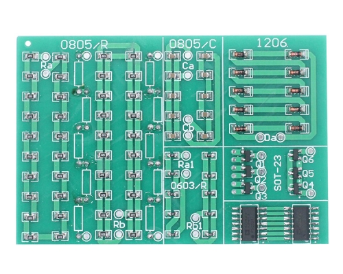 SMD LED Components Soldering Practice Board Soldering Skill Training Kit