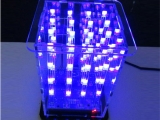 3D LightSquared DIY Kit 4x4x4 2*5*7MM LED Cube White LED Blue Ray