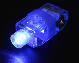 Blue Flashing Finger Light Ring lights for Funny and Christmas