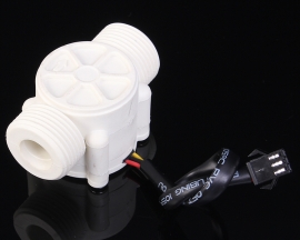 Water Flow Hall Sensor Switch Meter Flowmeter Counter