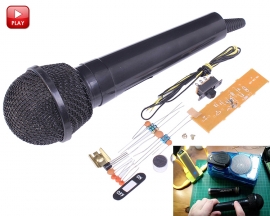 FM Frequency Modulation DIY Kits Wireless Microphone Electronic Suite