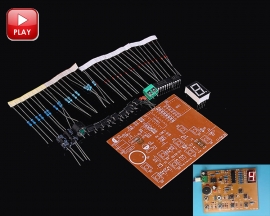 CD4511 8-Channel Digital Display Responder 8-Bit Answer Device Kit for Electronic Soldering Skills Competition Teaching Training