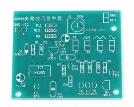 NE555 Multi Waveform Signal Generator DIY Kits Square Triangle Sine Sawtooth Wave Soldering Projects