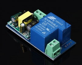Wifi Relay Switch Module High Power Self-Lock Mode AC 220V 6.8x3.3x2.6cm for Remote Control