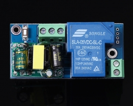 Wifi Relay Switch Module High Power Self-Lock Mode AC 220V 6.8x3.3x2.6cm for Remote Control