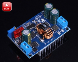 DC to DC Automatic Step Up Step Down Boost Buck Converter Power Supply Module Voltage Regulator Module 5-32V to 1.25-20V 5A