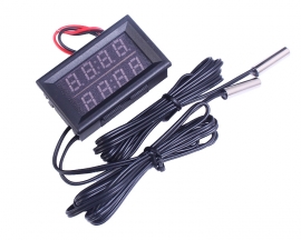 -20~100℃ Digital Celsius Thermometer Temperature Measure Detector Meter 0.56" Red LED Panel with NTC Waterproof Temp Probe