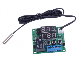 Red+Green 5V Digital Temperature Controller Thermostat Switch Module w/ NTC Waterproof Temperature Sensor Probe