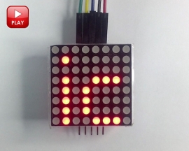 MAX7219 Dot Matrix Display LED Matrix Display Module for Arduino MCU Control