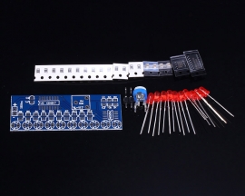 DIY Kit NE555+CD4017 10 LEDs Flashing Light Water Flowing Light Red LED Module Electronic Suite Circuit Board