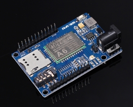 A6 GSM GPRS Module IPEX Interface Module Shield DC 5-9V Input for Arduino STM32 51 MCU SCM Microcontroller with Antenna