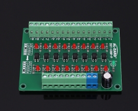 5V to 24V 8-Channel Photoelectric Isolation Module Level Voltage Converter PNP Output PLC Signal Module