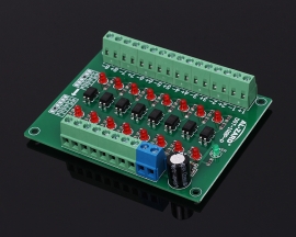 5V to 24V 8-Channel Photoelectric Isolation Module Level Voltage Converter PNP Output PLC Signal Module