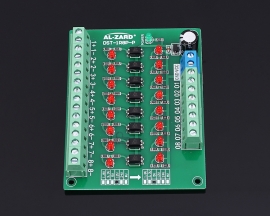 12V to 5V 8-Channel 8bit Photoelectric Isolation Module Level Voltage Converter PNP Output PLC Signal Module