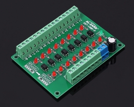 24V to 3.3V 8-Channel Photoelectric Isolation Module Level Voltage Converter PNP Output PLC Signal Module