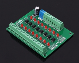 24V to 3.3V 8-Channel Photoelectric Isolation Module Level Voltage Converter PNP Output PLC Signal Module