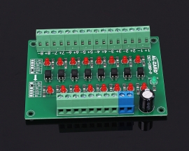 24V to 3.3V 8-Channel Photoelectric Isolation Module Level Voltage Converter PNP Output PLC Signal Module