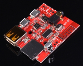 2X3W MP3 USB Audio Receiver Amplifier Board Module 90dB Support U Disk TF Card MP3 WAV Lossless Decoder IR Remote Control